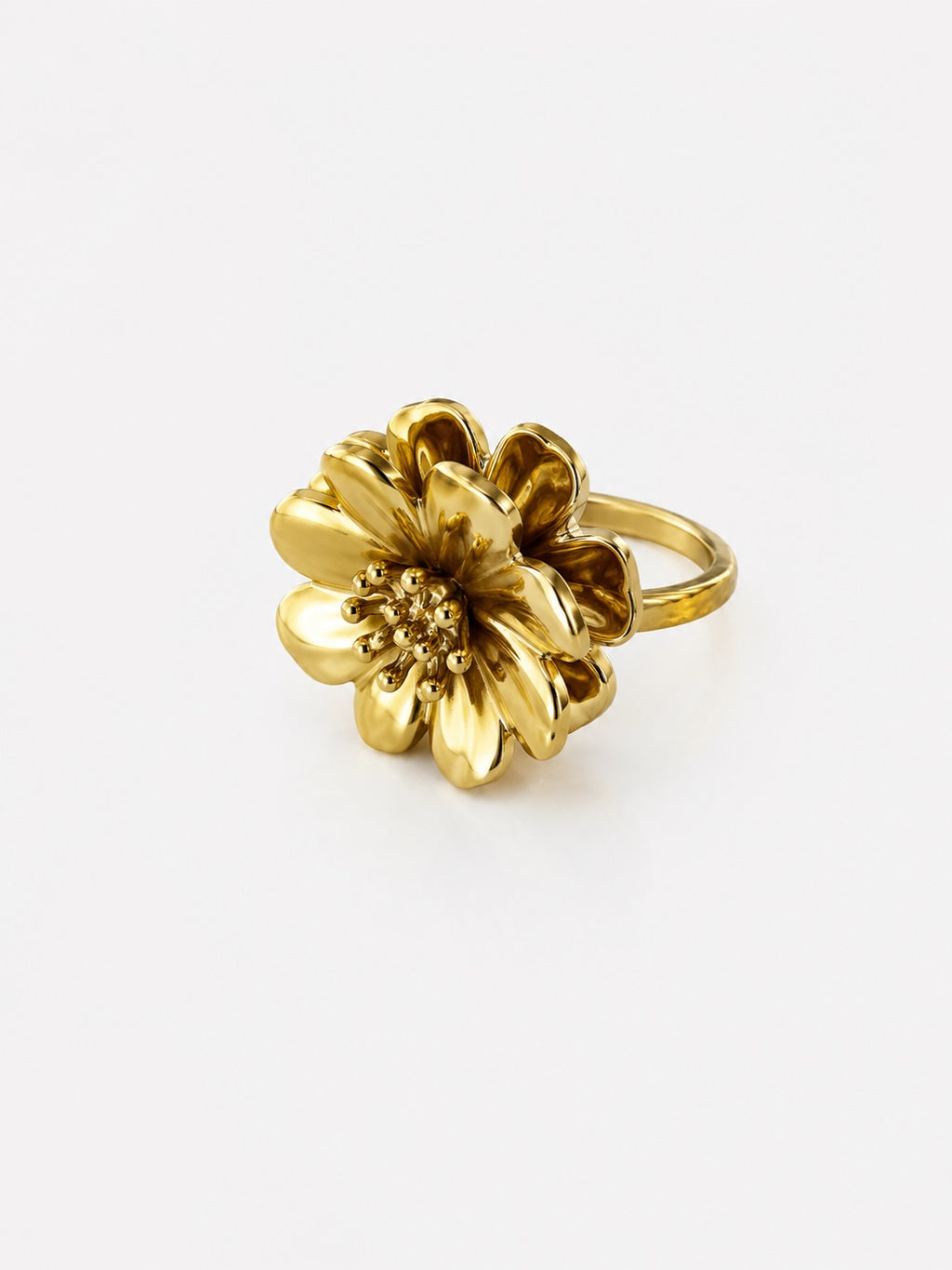 Anillo Flor giratorio