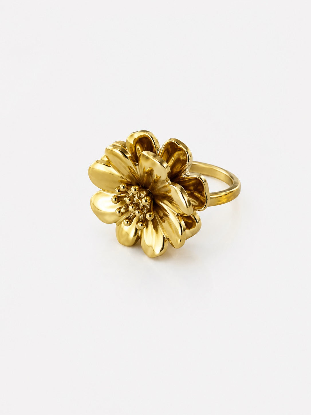 Anillo Flor giratorio