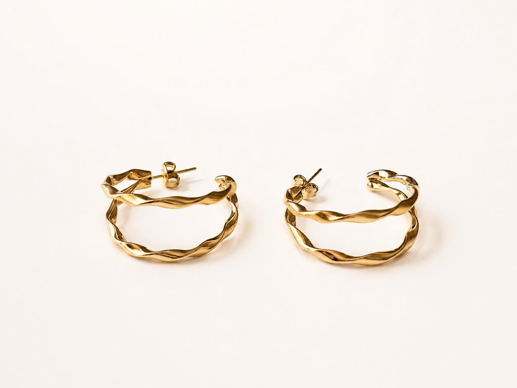 Aros Doble rizados