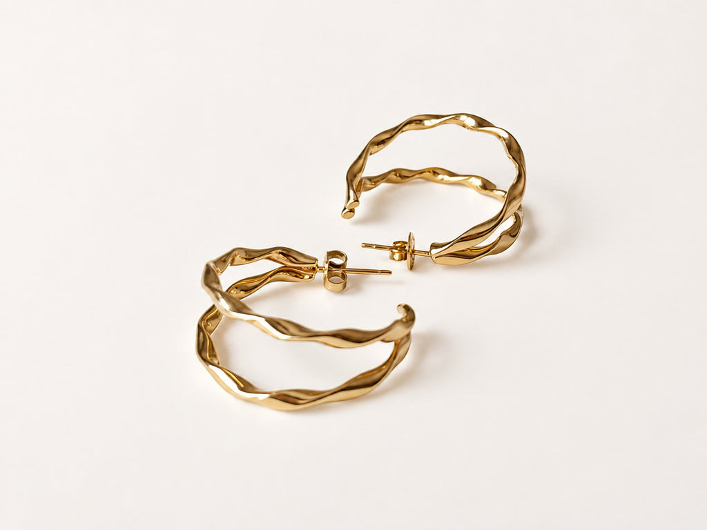 Aros Doble rizados