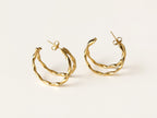 Aros Doble rizados