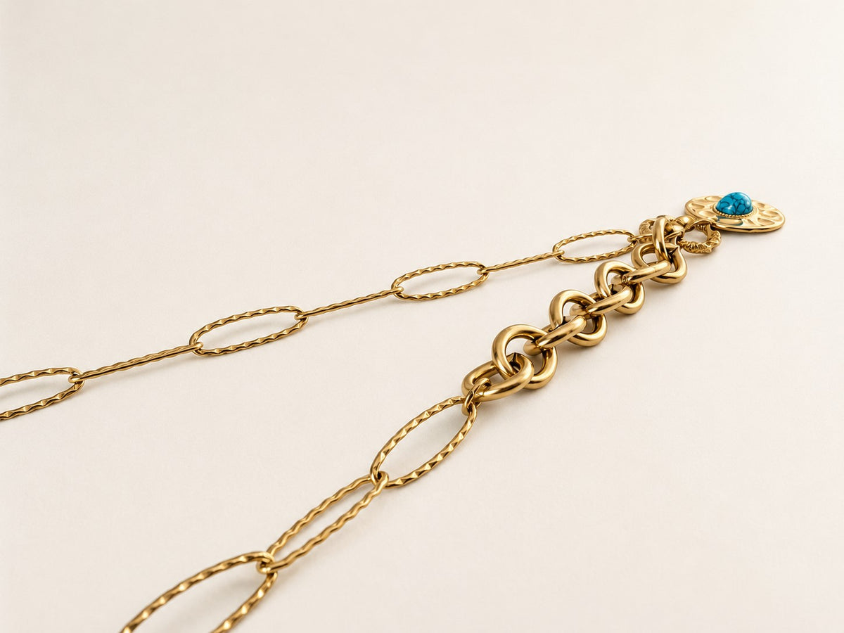 Collar Cadena piedra