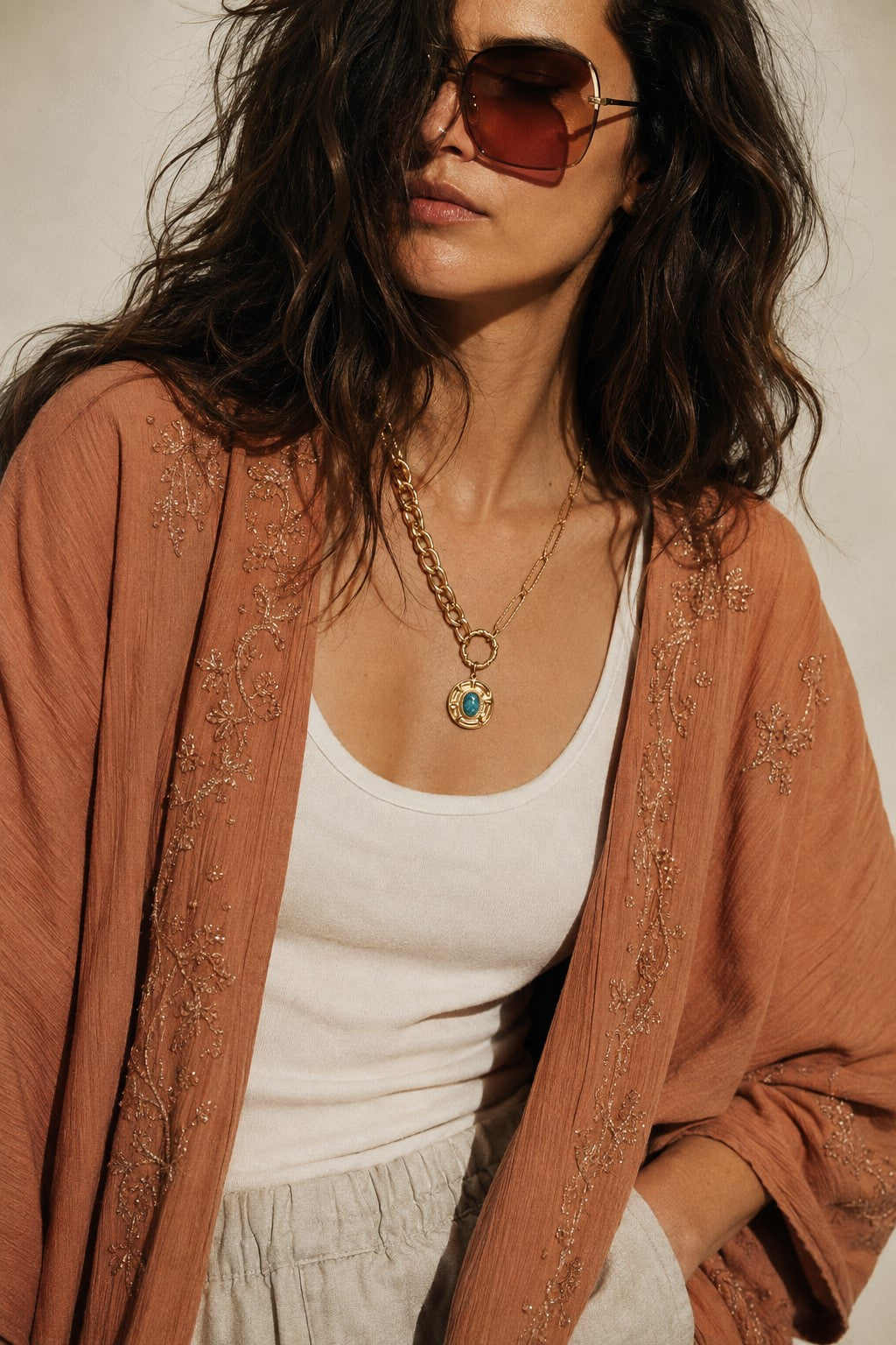 Collar Cadena piedra