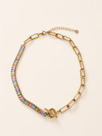 Collar Espejos diamantes