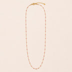 Collar Perlitas rosa