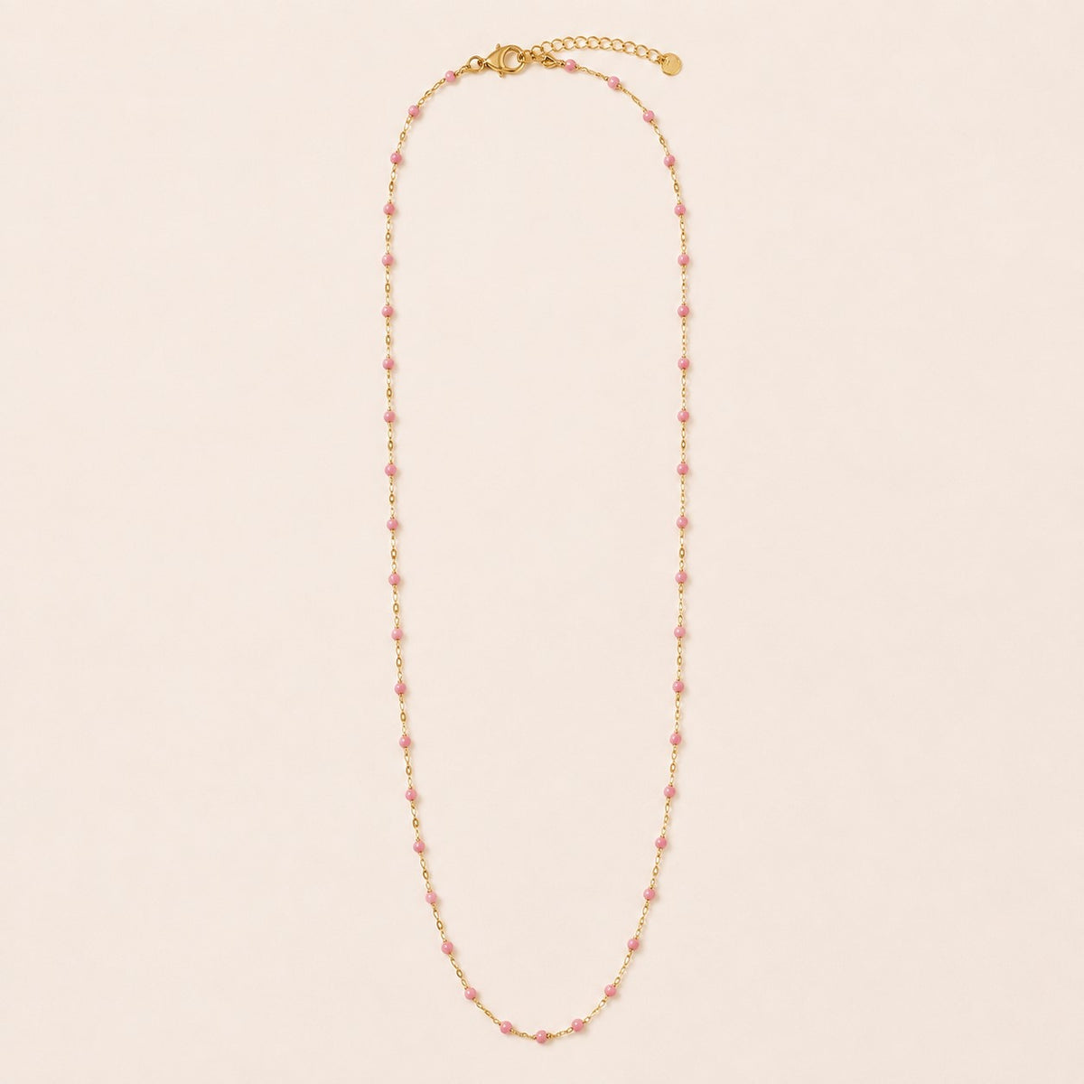 Collar Perlitas rosa