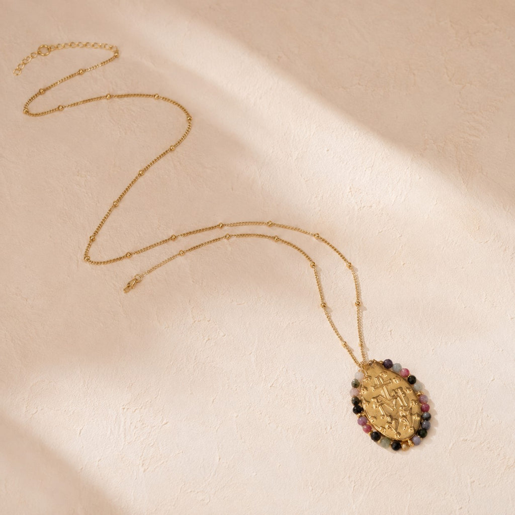 Collar Virgencita multicolor