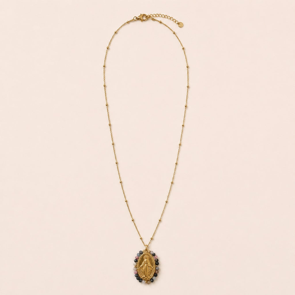 Collar Virgencita multicolor