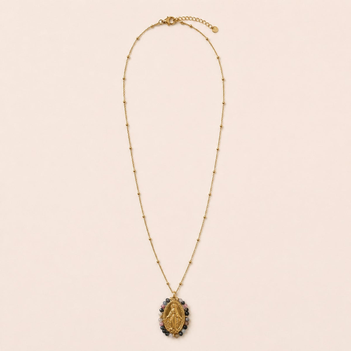 Collar Virgencita multicolor