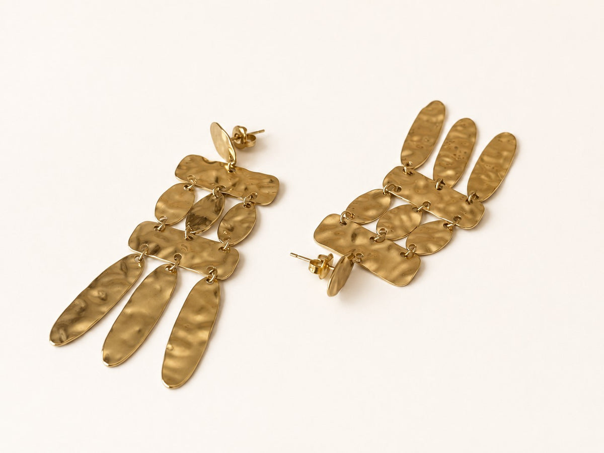 Pendientes Fuente de eslabones