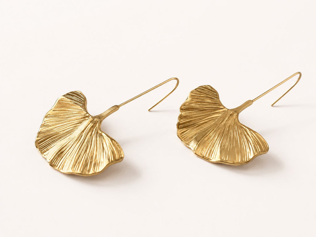Pendientes Hojas de abanico