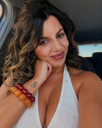 Pulsera bolas de caramelo